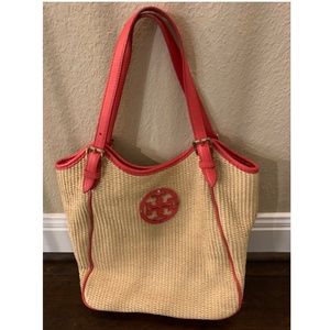 Tory Burch Woven Tote Bag